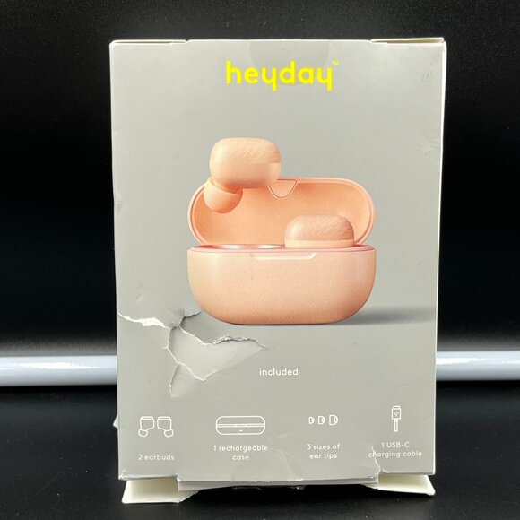True Wireless Bluetooth Earbuds - Heyday™ Peach Cream - Picture 1 of 2